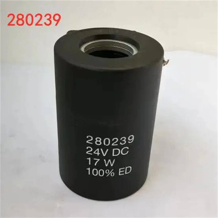 Electromagnetic valve pilot coil loader strain structure backup 24V 280239 10333044 brand new high quality