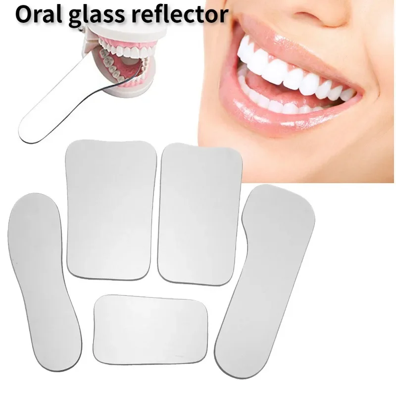 Dental Orthodontic Intraoral Glass Reflector Mirrors Photography Reflectors Anti Fog Double Sided Oral Dentistry Occlusal Mirror