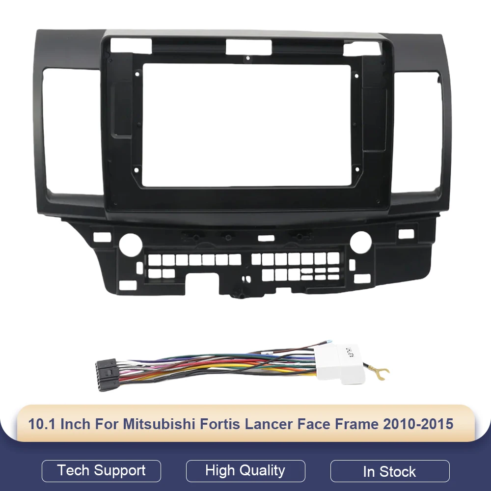 

10,1-дюймовый для Mitsubishi Fortis Lancer Face Frame 2010-2015, автомобильный радиоприемник, GPS, MP5, Android, стереоплеер, 2 Din, головное устройство, лицевая панель