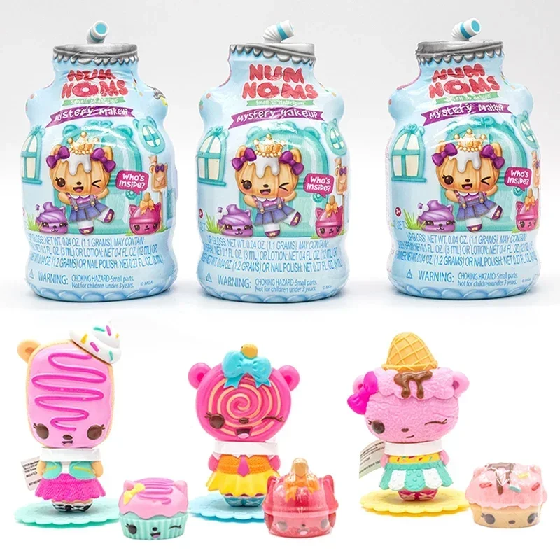 NumNom Capsule Toy Fragrant Baby Bottle Smoothie Yogurt Cups Perfume Nail Polish Shower Gel Powder Surprise Toys