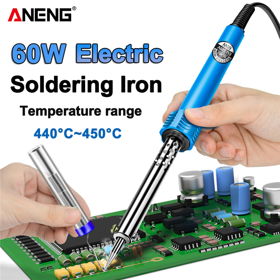 ANENG SL402 Adjustable Temperature Electric Soldering Irons 220/110V Welding Repair Heating Core 30/40/60W Solder Repair Tools