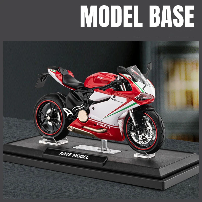 1:12 ducati 1199 Motorräder Simulation Legierung Motorrad Modell Stoßdämpfer Ton und Licht Sammlung Spielzeug Auto Kind Geschenk