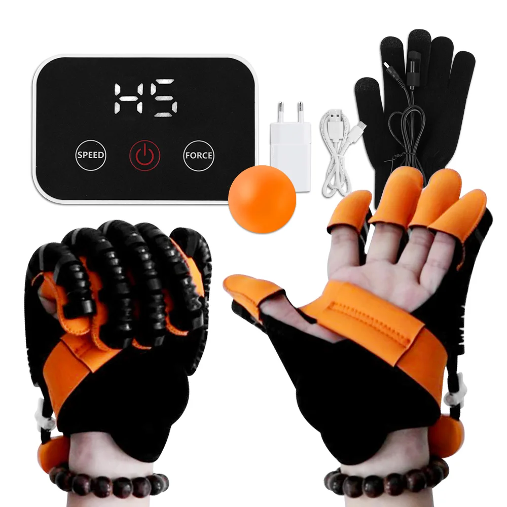 Protable Rehabilitation Robot Gloves Stroke Hemiplegia Cerebral Infarction Training Device Finger Exerciser Hand Function Recove