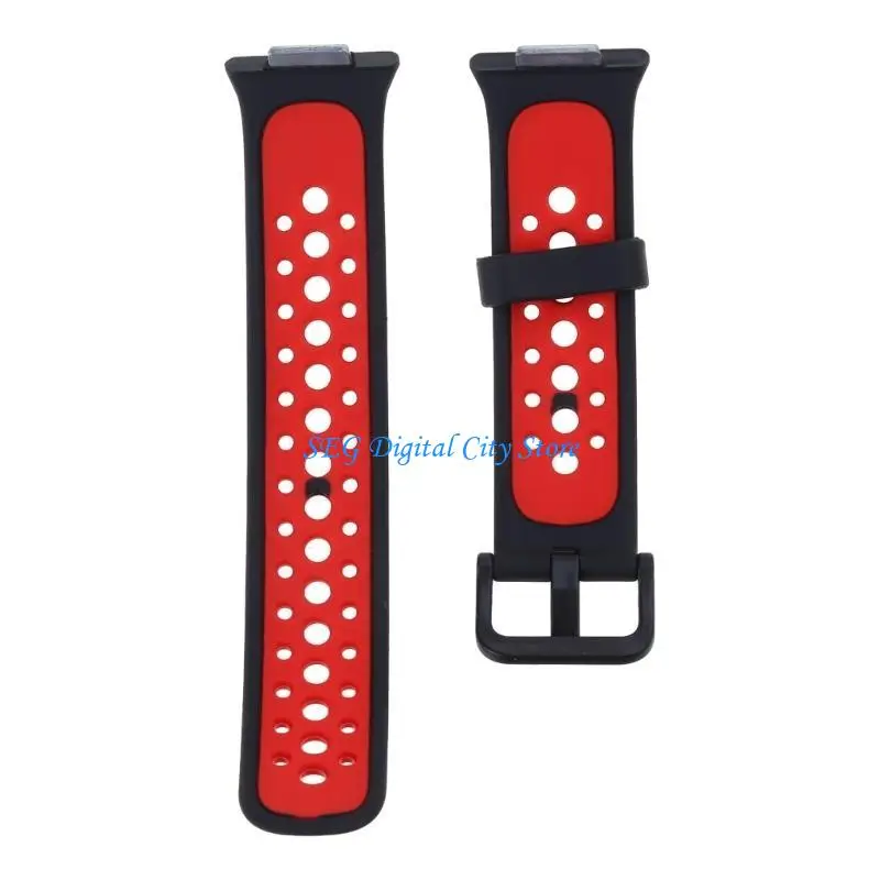 

U75B For HuaweiWatch Fit 2 Adjustable Bracelet Watch Band Dual Color Breathable Strap