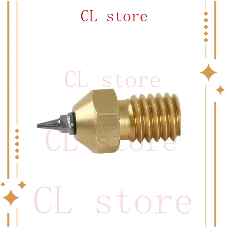 E3D V6 1.75mm 0.2 0.3 0.5 0.4MM Airbrush Nozzle + Adapter upgrade for Ultimaker 2 For Lulzbot MK8 Hotend 3D Printer parts