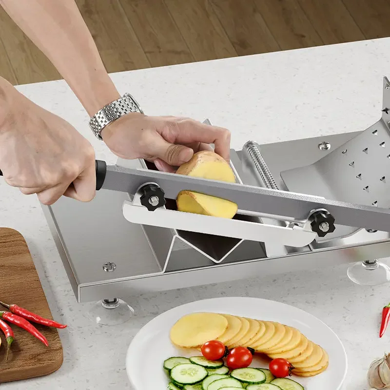 Household Manual Lamb Slicer Frozen Meat Cutting Machine Beef Herb Mutton Rolls Cutter Meat Slicer Kitchen Gadgets