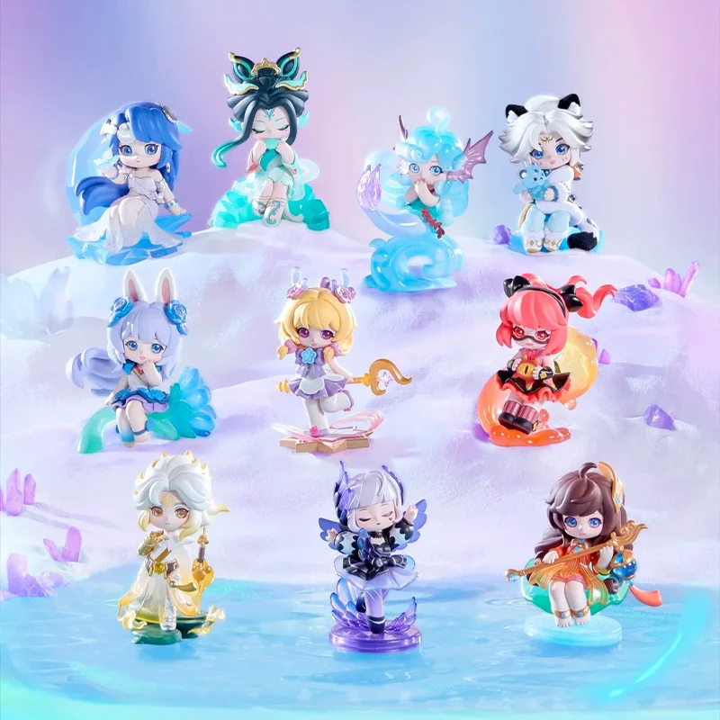 

Genuine Co-branded Honor of Kings Canyon Fantasy Series Mini Game Figure Blind Box Li Bai Anime Figure Mystery Box Ornament Gift