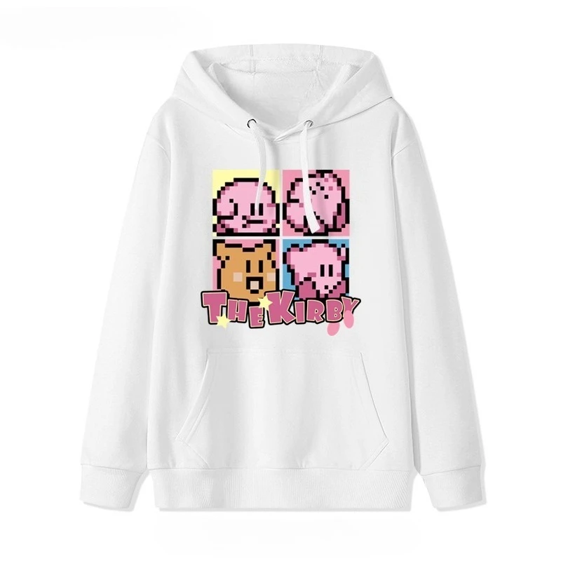 

The Kirby Printing Couple Sweater Men and Women Loose Japanese Trendy Brand Retro Pixel Style Sweet Cool