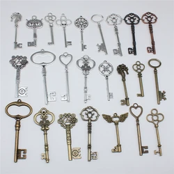 2pcs Big Key Pendant Charms DIY Crafts Making Findings Handmade Tibetan Jewelry For DIY Jewelry Making