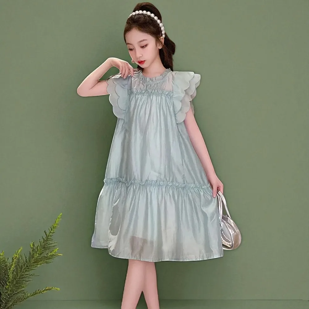 

Кружевные платья для молодых девушек для детей, наряды для малышей, летние подростковые свадебные костюмы принцессы с короткими рукавами для детей 5, 6, 7, 8, 9, 12, 13 лет