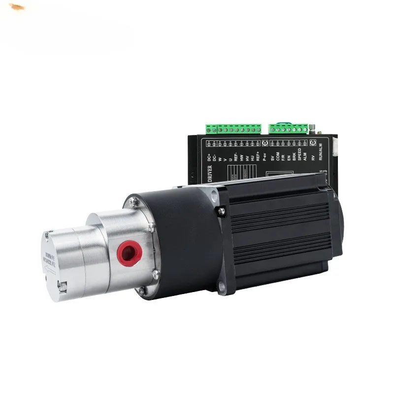 China Manufacturer Micro Metering  Magnetic Drive Gear Water Oil With 24V Brushless Motor For Water Treatment Machinery