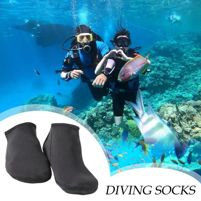 

Swim Socks 1 Pair Of Water Booties Scuba Socks Sand Volleyball Suit Diving Boots Snorkeling Supplies Wading Shoes For Mountain