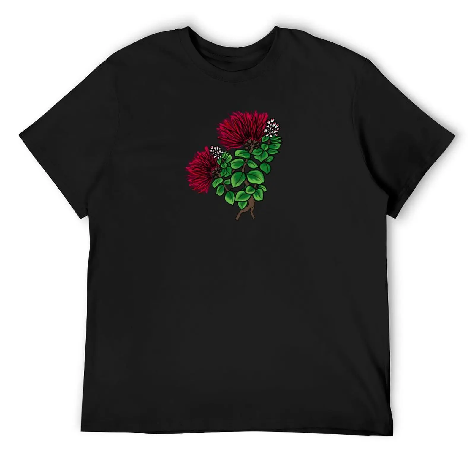 

Ohia Lehua - Hand-drawn Illustration T-Shirt plus size tops sublime boys whites essential t shirt mens t shirt