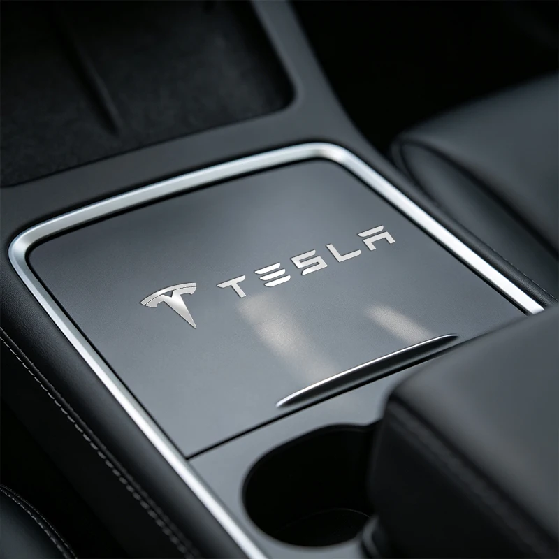 3D Metal Car Interior Dekoration Stickers Badges Auto Styling For Tesla Model 3 X S 2016-2020 Decals TM3 TMX TMS Coil 4