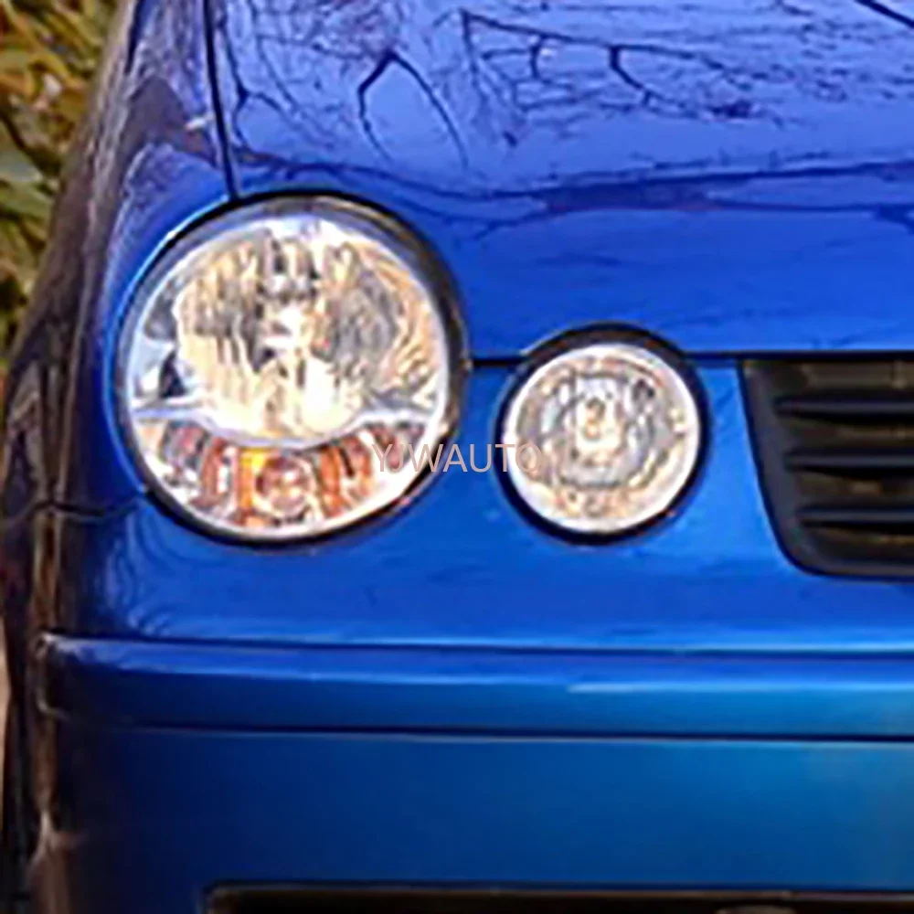 ل VW بولو فينتو فوكس 2002 2003 2004 2005 سيارة كشافات مجموعة مصابيح أمامية استبدال الجبهة كامل السيارات ضوء الجمعية #6