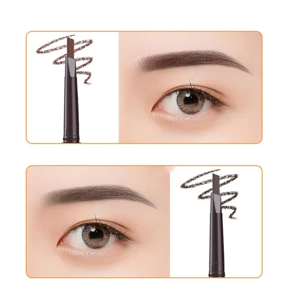 Crayon à sourcils léger et fonctionnel 3D, 0.3g, Double extrémité, délicat, Non irritant, pour débutant