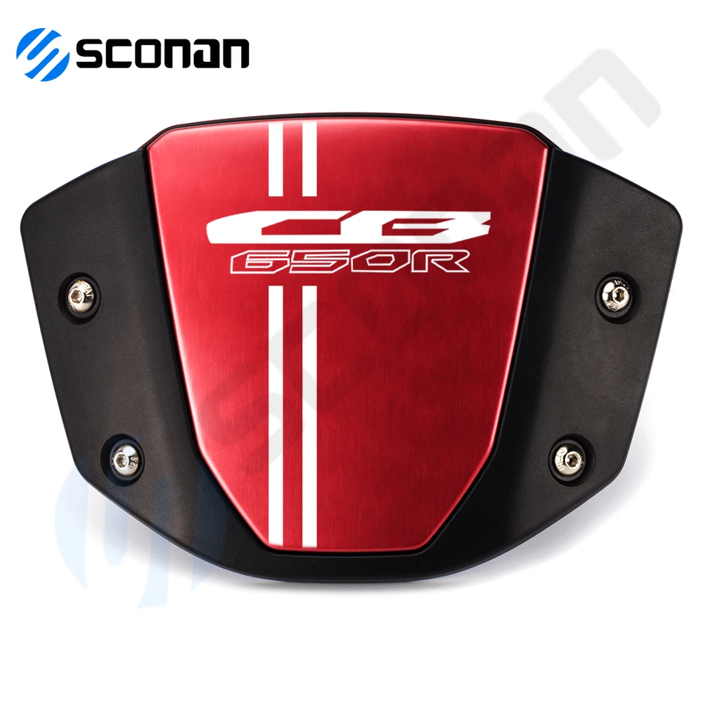 

Motorcycle Accessories Windshield WindScreen Front Screen Wind Deflector For Honda CB650R CB 650R cb650r 2017-2021 2022 2023