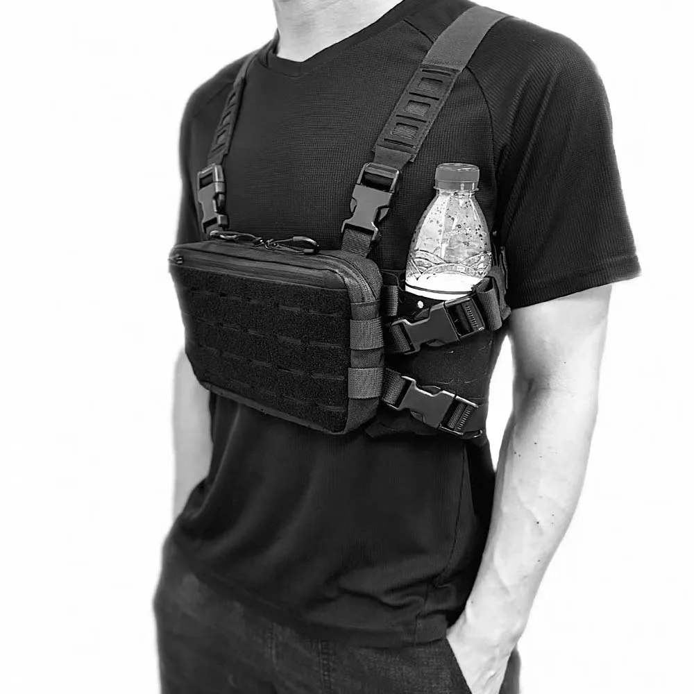 التكتيكية سترة على ظهره توسيع ملحق حقيبة متعددة الوظائف لزجة المياه حزمة اسلكية تخاطب الهاتف الخليوي حقيبة صيد