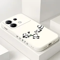 Baby Panda Phone Case For Xiaomi Poco F8 F7 X7 X6 F6 M6 M5 M5S F5 X5 F4 X4 M4 F3 M3 X3 Pro Ultra 4G 5G GT Silicone Cover