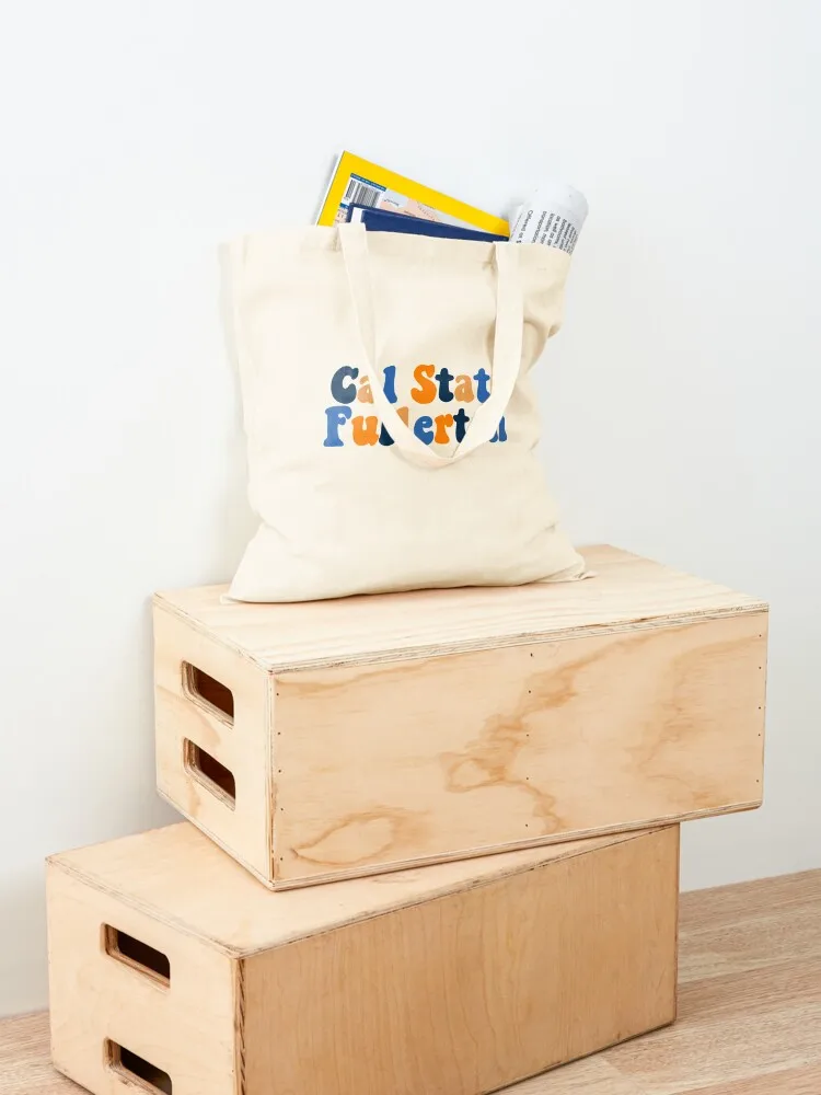 California statue university, Fullerton, csuf, California Tote Bag custom fabric bag canvas tote bag tote bags men