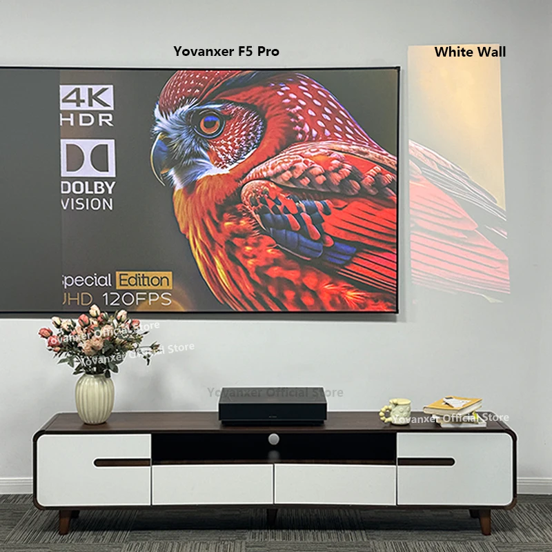 Fresnel-Écran de projection ALR UST, cadre partenaire, rejet de lumière ambiante, idéal pour budgétaire à portée ultra courte, 4K HD, 84 pouces, 5.0