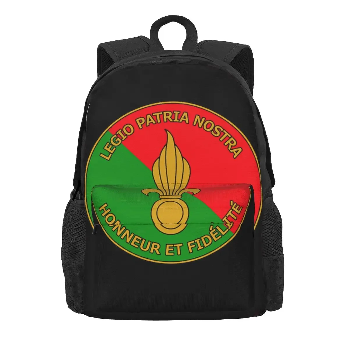 French Foreign Legion Insignia Backpacks Boys Girls Bookbag Students School Bags Cartoon Travel Rucksack Shoulder Bag