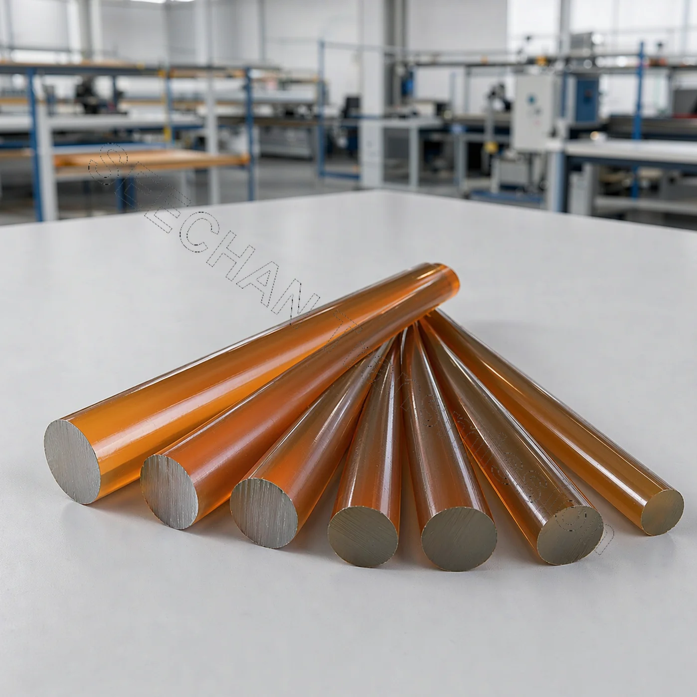 1Pcs PEI Polyetherimide Solid Round Rod 6-60mm Diameter 100-500mm Length Amber Engineering Plastic Bar