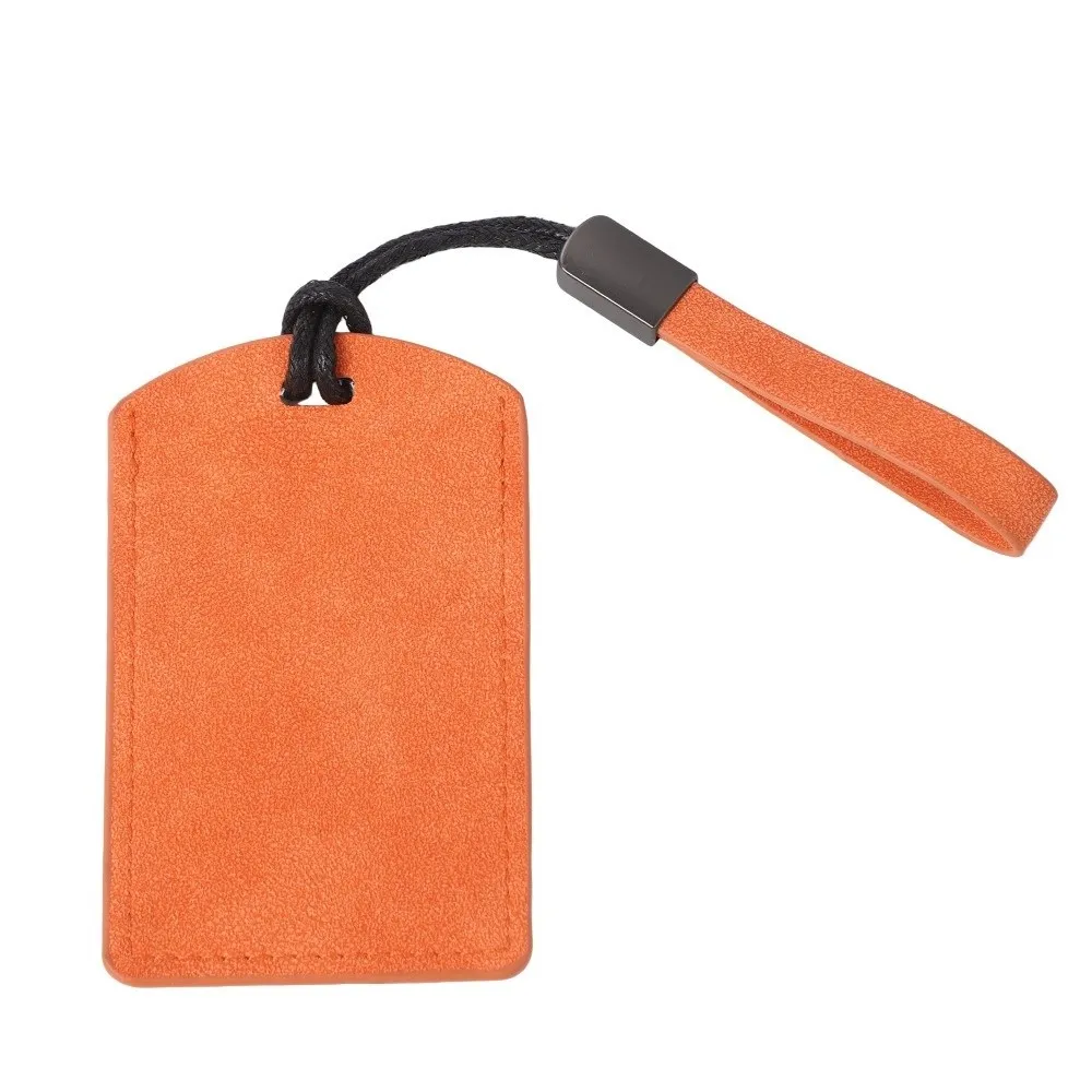 Portable Suede Key Card Holder Case Leather Mini Car Key Case Cover Protector Cover Lightweight Key Cover Auto Accessories