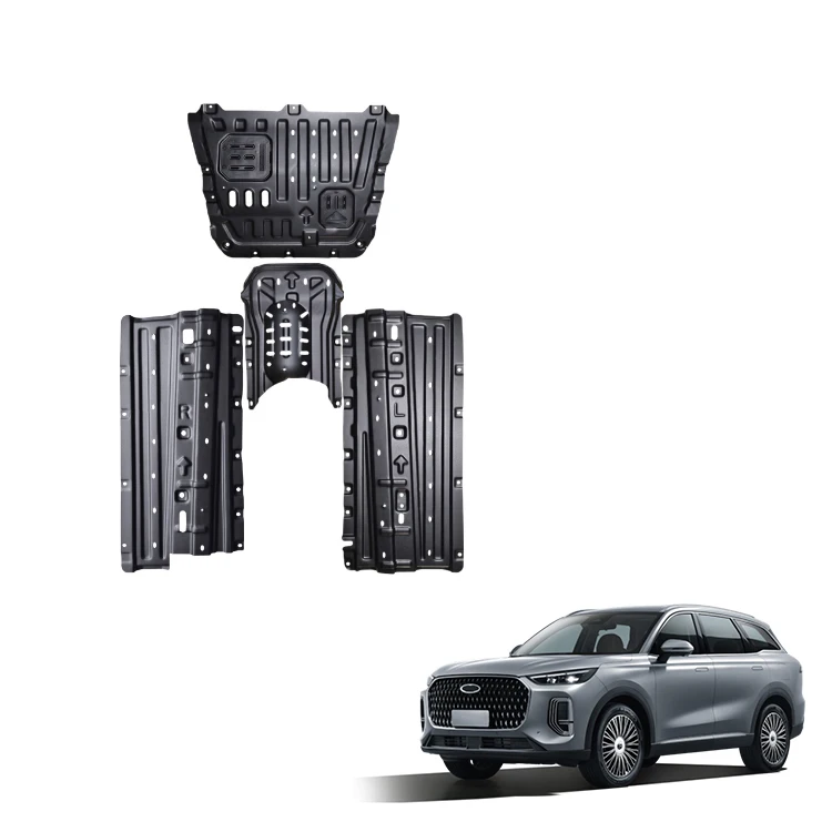Car Accessories for Chery Tiggo 8L Aluminum Magnesium Skid Plate Engine Plate Protection Parts Accessories