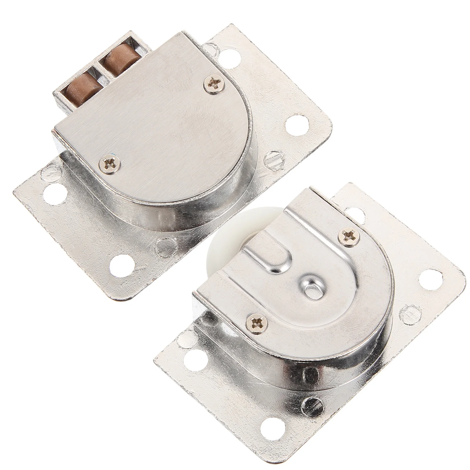 

1 set 1 Set Wardrobe Durable Zinc Alloy Cabinet Roller Wheels Mute Sliding Pulley For Closet Glass Door Accessories Sliding Door