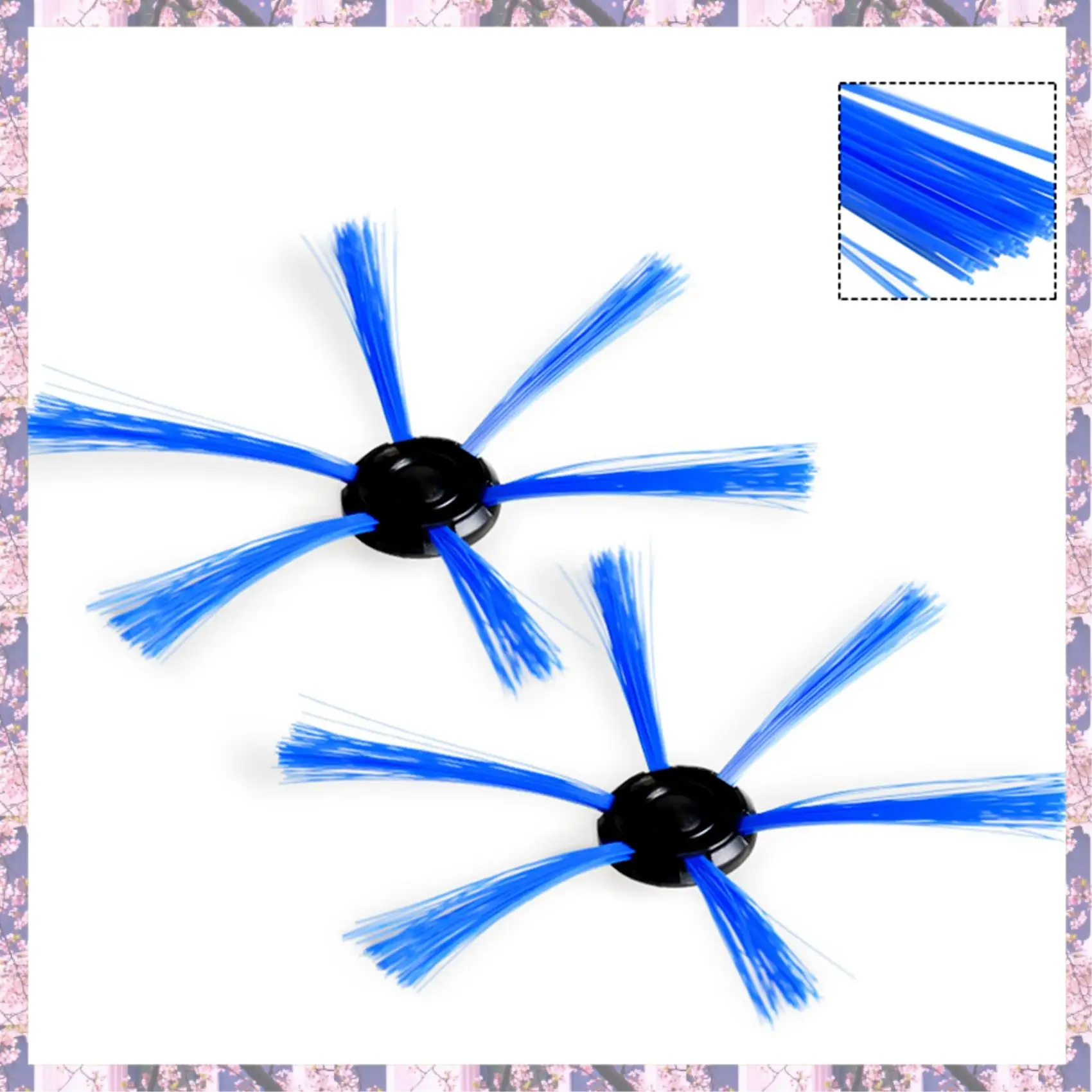 L73A 2025-4PCS Side Brush For  Vacuum Cleaner FC8700/FC8710/FC8820/FC8810,Intelligent Sweeper Brush Replacement Cleaner K