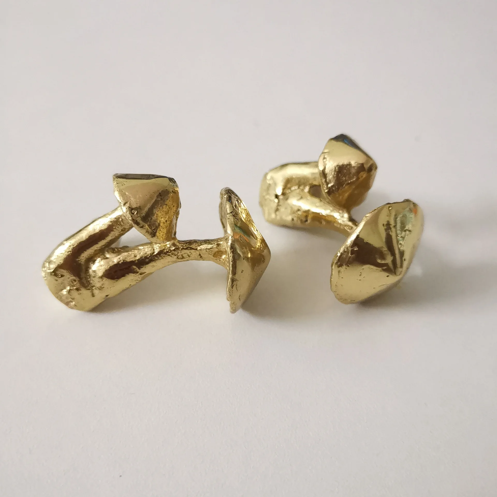 Solid Brass Handle Gold Mushroom Furniture Handles Drawer Copper Knobs Cabinet Kitchen Cupboard Pulls