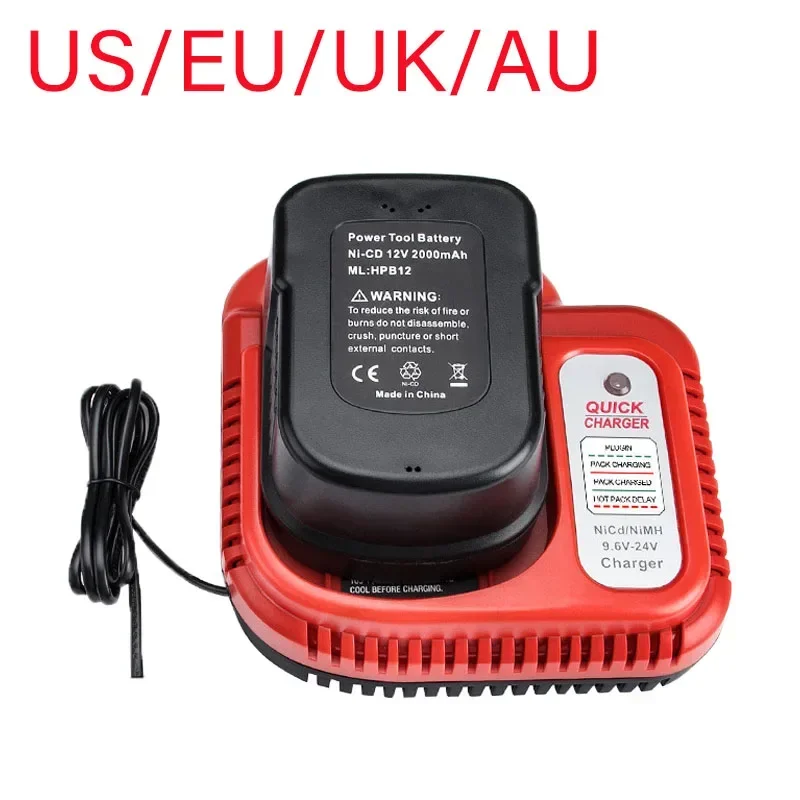 

Suitable for Black & Decker BDFC240 Charger 9.6V-24V NICD/NIMH Nickel Battery Power Tool Charger Replacement Battery Charger