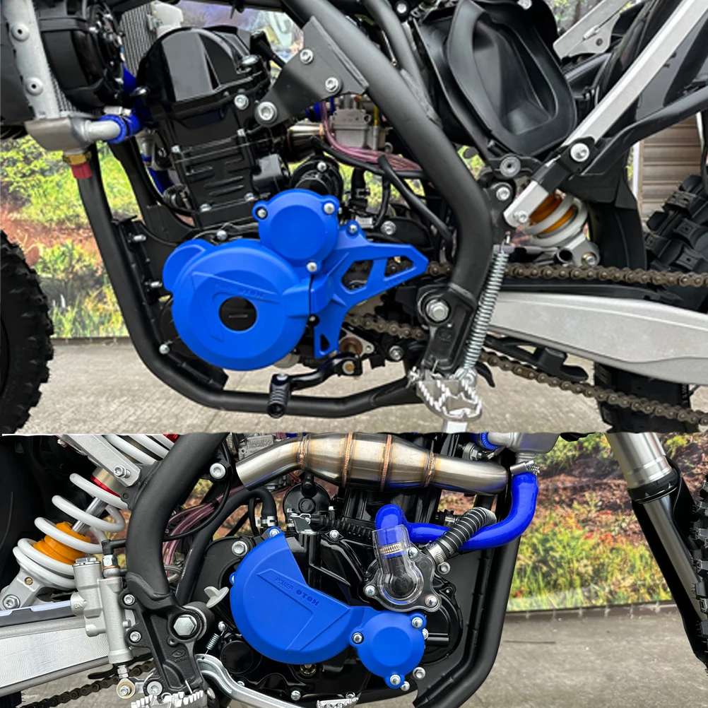 OTOM ZS174MN-5 ZS174MN-3 Motorcycle Engine Protection Cover Clutch Ignition Crankace Sprocket Guard For ZONGSHEN CBS300 NB300