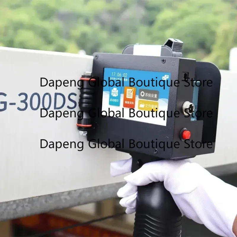 Double Head 0.2-2 Inch Adjustable Large Size Handheld Inkjet Print-er Date Text Number Logo Printing Machine Inkjet