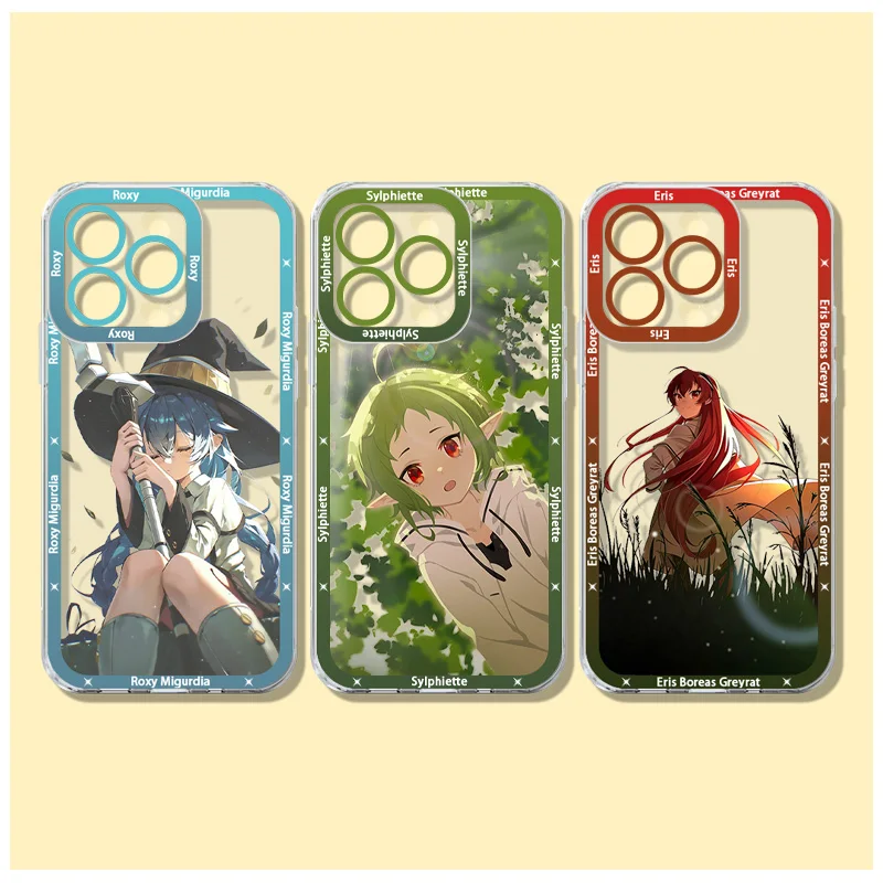 Capa de Telefone Anime M-MushokuS T-TenseiS SylphietteS para Infinix itel Smart A90 Note GT 50s 40 30i 12 Zero 30 20 VIP Pro Plus 4G 5G