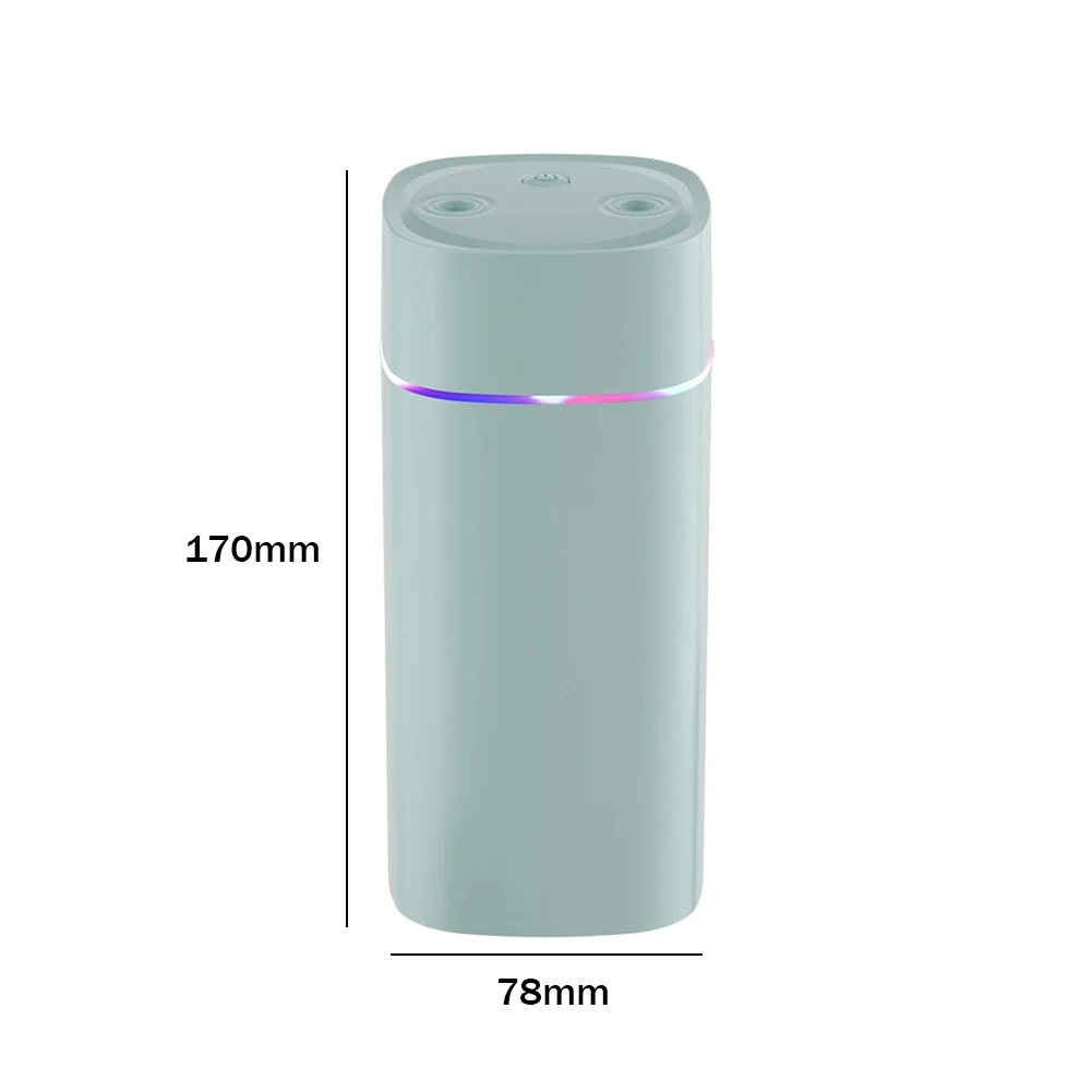 600ml H2O Air Humidifier Portable Mini USB Aroma Diffuser with Cool Mist for Bedroom Home Car Plants Purifier Humificador