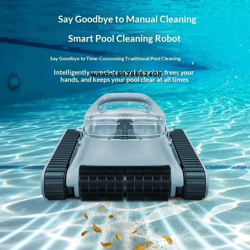 Swimming Pool Vacuum Fully Automatic Cleaner Underwater Pool-Bottom Wall-Climbing Cleaning Robot Intelligent Brush Motor
