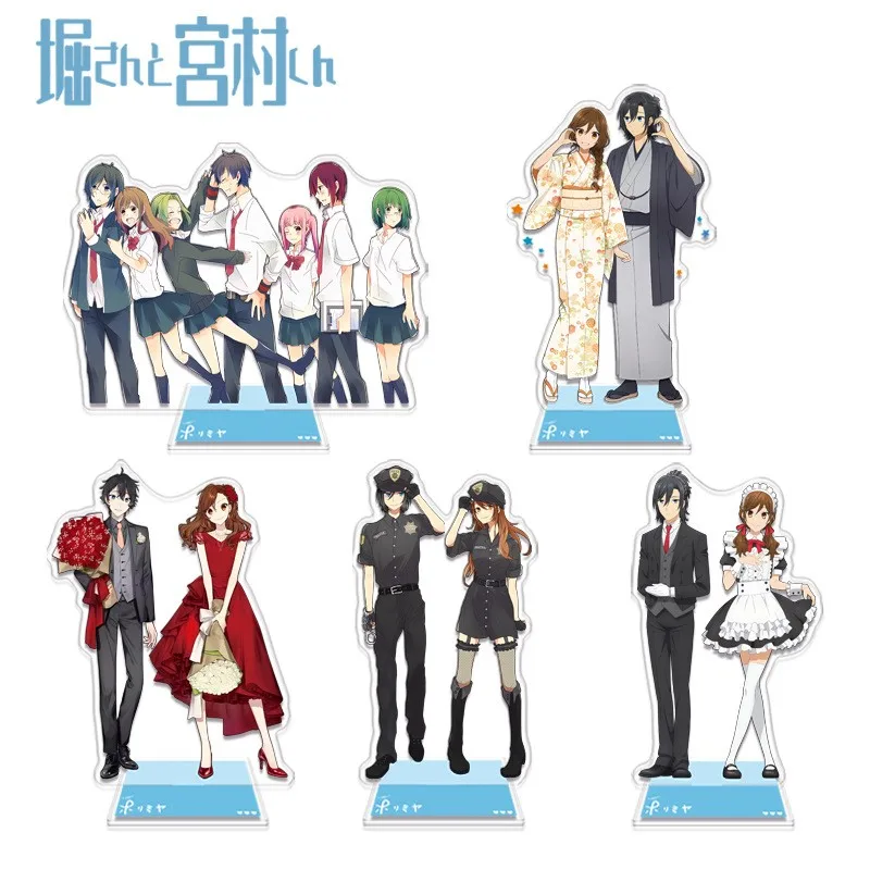Horimiya Hori Kyōko Miyamura Izumi Anime soporte acrílico modelo placa decoración escritorio figura exhibición amigos regalo amante de dibujos animados