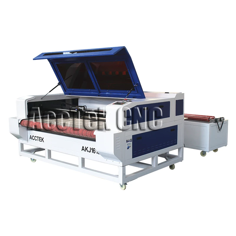 Best Price Trending Products CNC Cutting Machine Co2 Laser Auto Feeding Cutting Equipment 90w 150w For Cloth Paper Acrylic