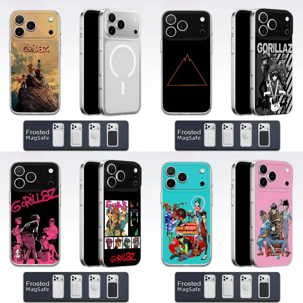 

G-Gorillaz The Mountain Phone Case For iPhone 17,16,15,14,13,12,11,Pro,Max,Plus,E,Air,Mini Magsafe Frosted Transparent