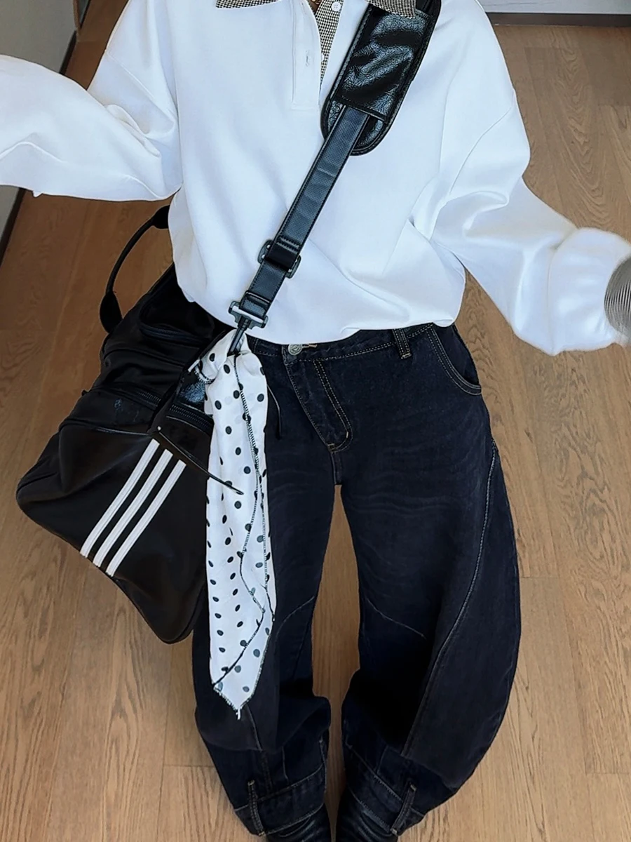 

Джинсы CIZZLEMORE в американском ретро-стиле, с высокой талией, из денима, на все сезоны, для взрослых женщин