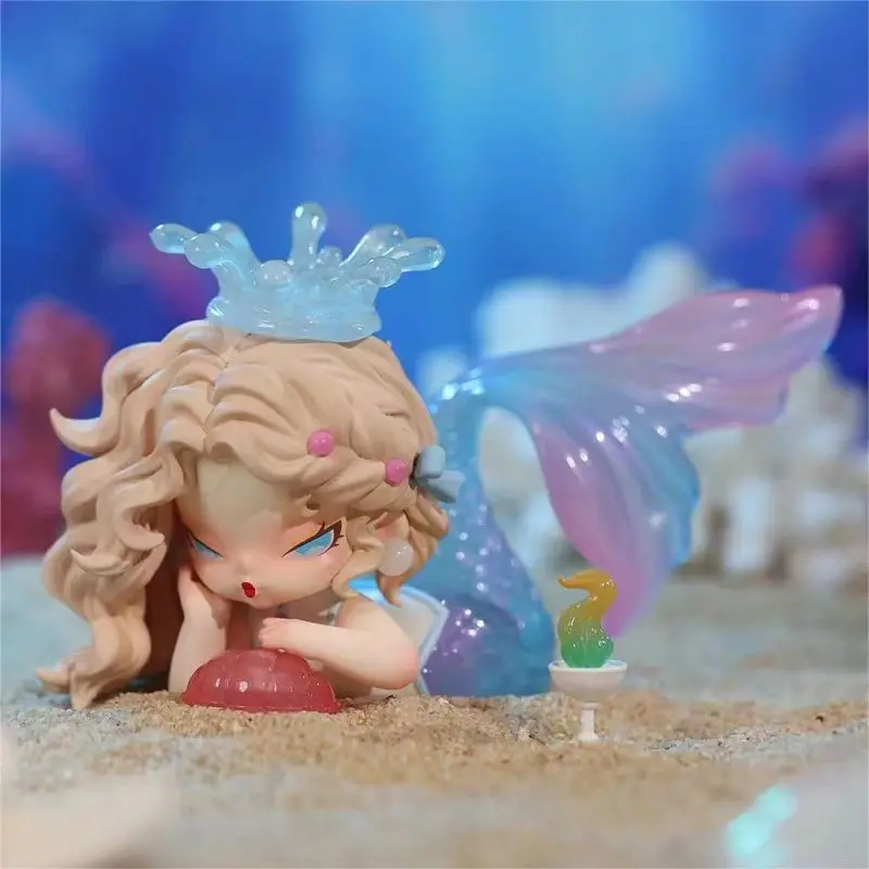 Genuíno DODO NAMI 3a geração flutuante montanha e mar caixa cega brinquedo na moda boneca figura bonito menina presente de aniversário boneca ornamen