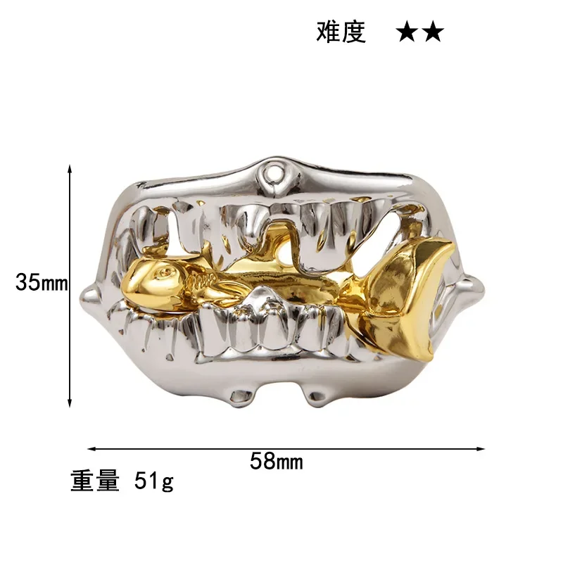 합금 두뇌 티저 매직 퍼즐 오션 시리즈 게임 장난감 어린이 성인 재미 있은 선물 퍼즐 장난감 금속 퍼즐