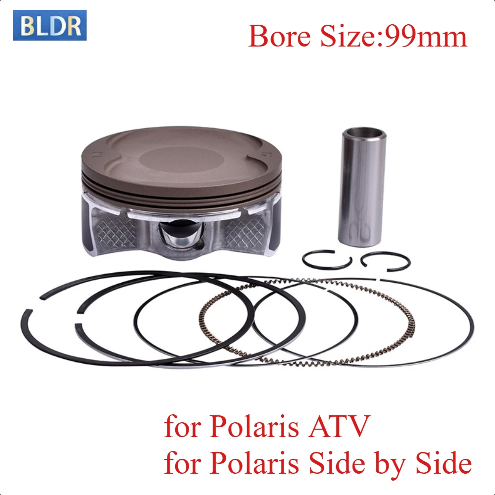 

99mm Piston Rings for Polaris ACE 570 Outlaw 50 Phoenix 200 Sportsman 570 Big Boss Touring Sportsman 850 Ranger Crew RZR 570