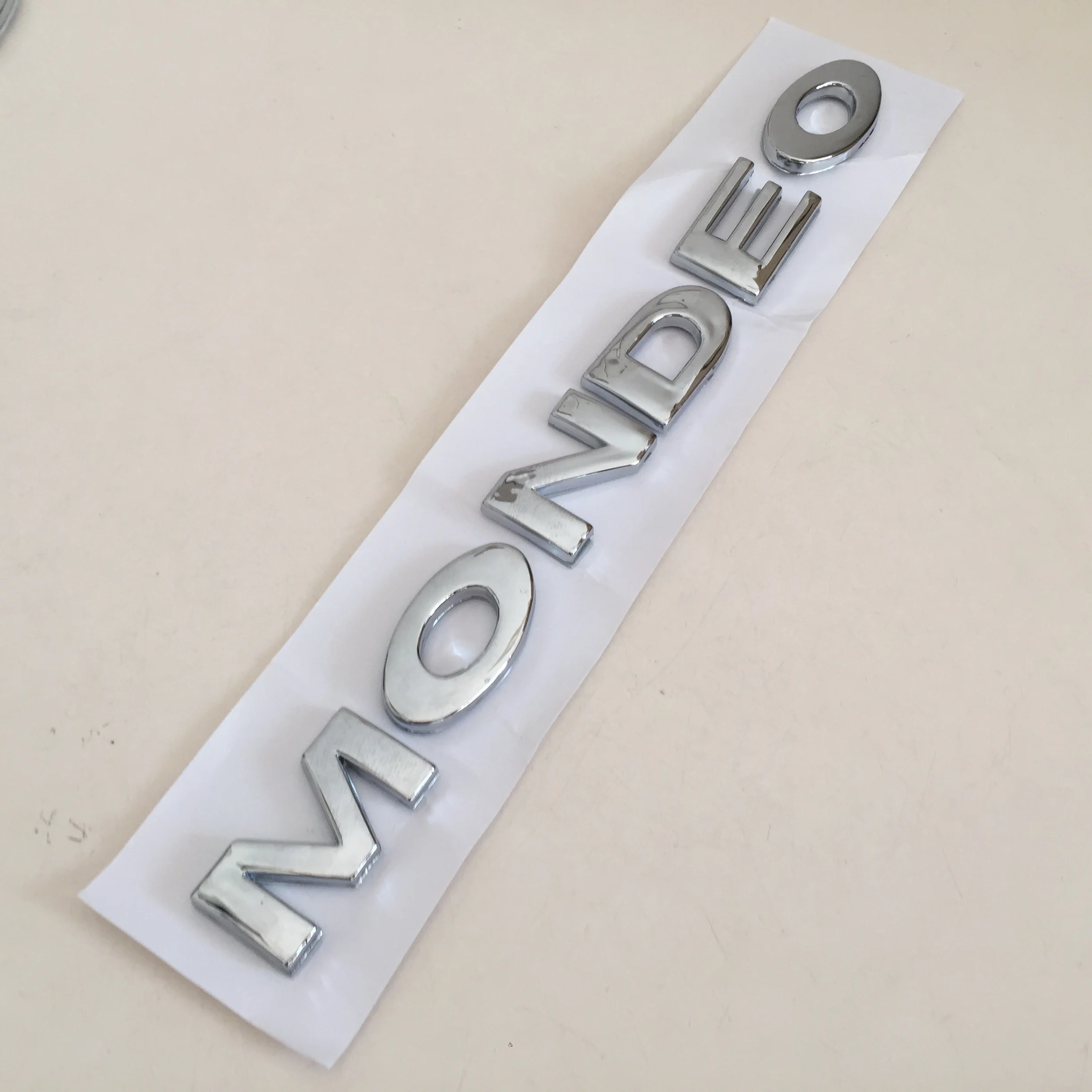 1pcs 3D ABS for MONDEO car Letter Rear trunk Decals Emblem badge sticker Decal styling Accessories