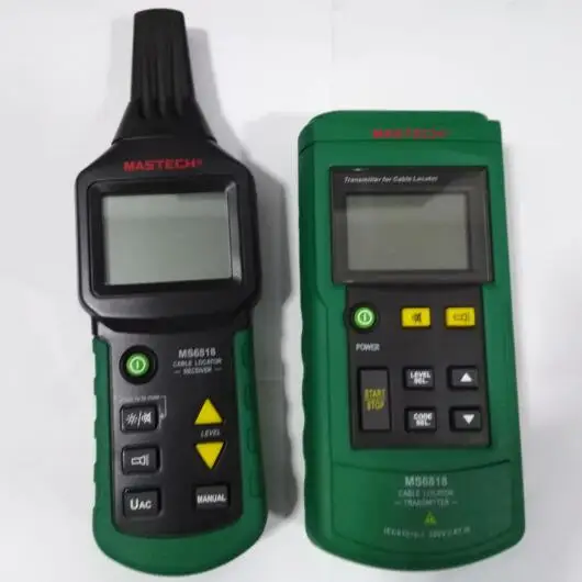 Mastech MS6818 Wire Cable Tracker Metal Pipe Locator Detector Tester tAC/DC 12~400V