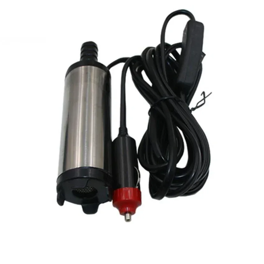 12V 24V DC electric submersible pump for pumping diesel oil water ,Stainless steel shell,12L/min,fuel transfer pump перекачки