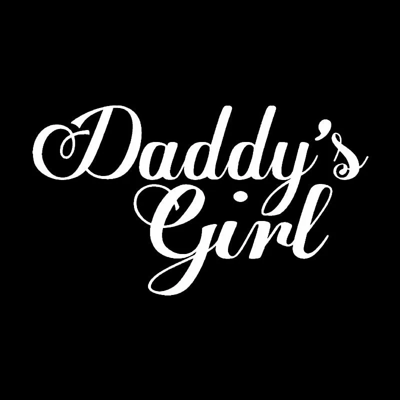 Creativity Personality Car Stickers Daddys Girl Vinyl Decal Car Sticker Diesel Red/Black/White/Silve/Laser,20cm*10.5cm