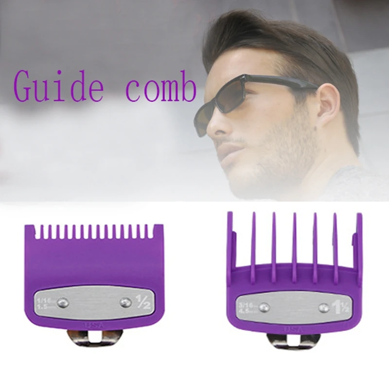 2PCS/Set 1.5/4.5mm Hair Clipper Limit-Trimmer Cutting Guide Comb Guards for Wahl